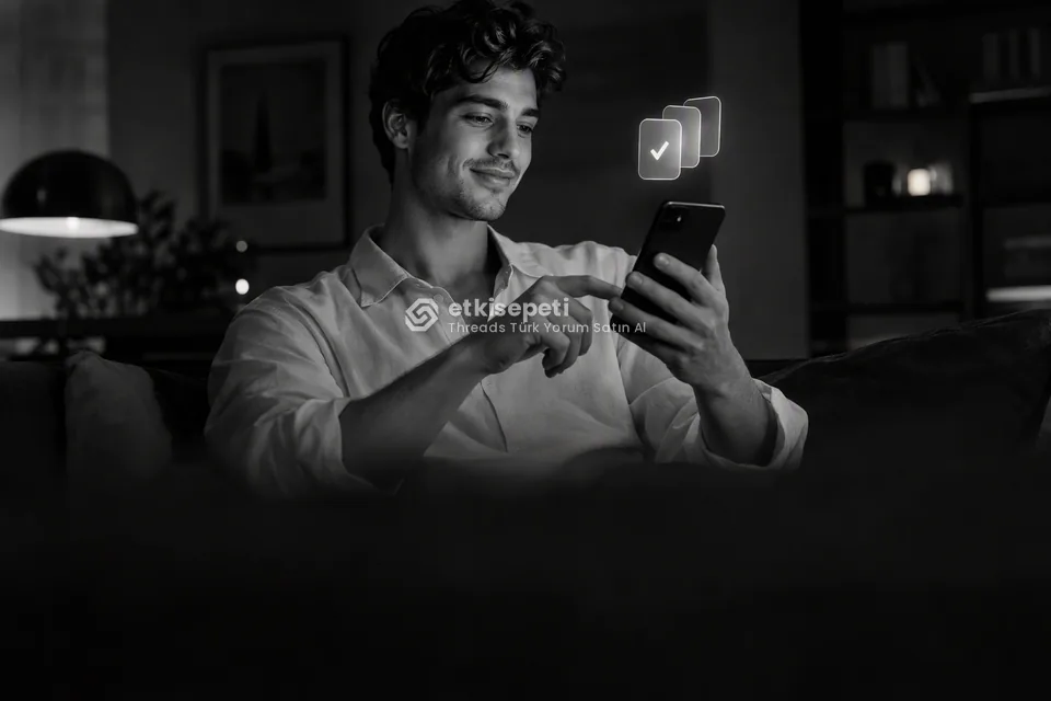 Telefonunda paket ve adet seçen bir kullanıcı