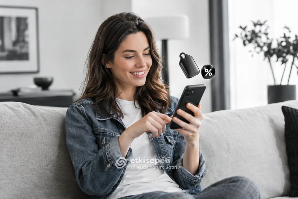 Threads Yorum paket fiyatlarını inceleyen bir kullanıcı