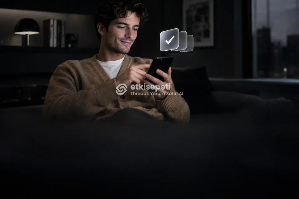 Telefonunda paket ve adet seçen bir kullanıcı