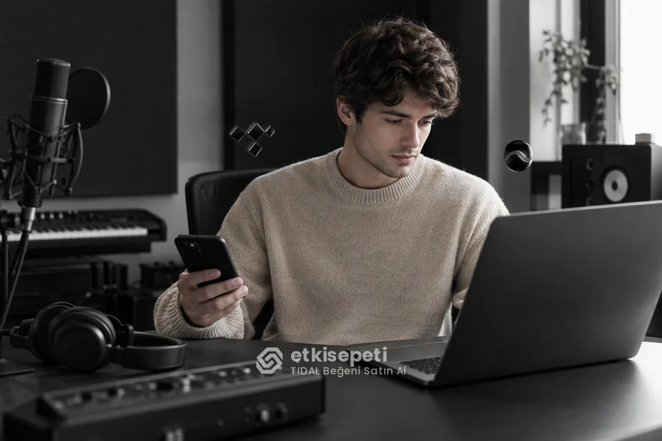 TIDAL Beğeni sayfasında “Global Hesaplardan Beğeni: Ne Beklemeli, Ne Beklememeli?” konusunu anlatan görsel