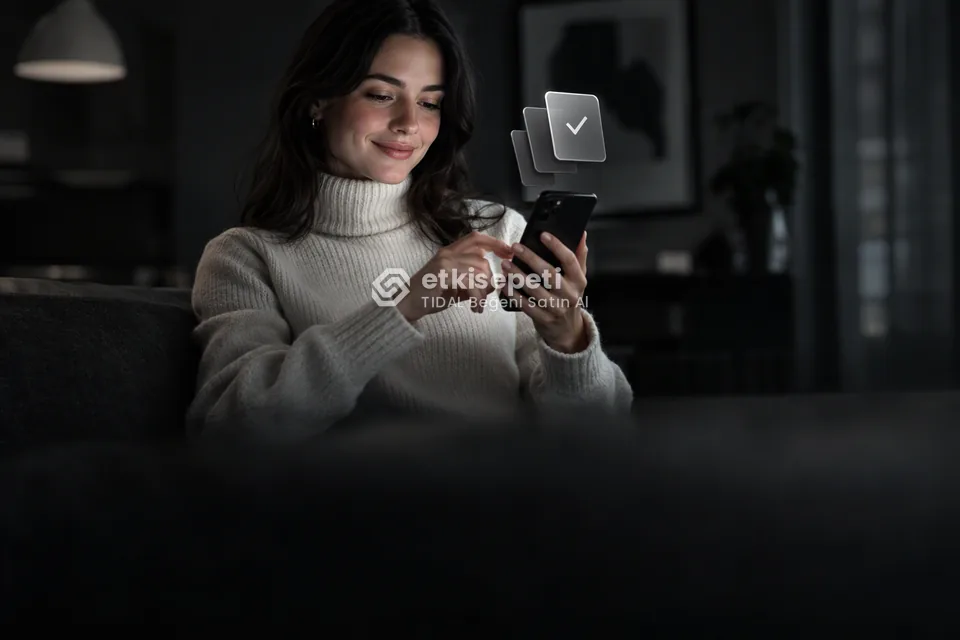 Telefonunda paket ve adet seçen bir kullanıcı