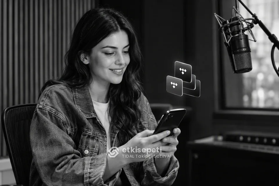 TIDAL Takipçi sayfasında “TIDAL Takipçi Paketinde Ne Alırsınız?” konusunu anlatan görsel