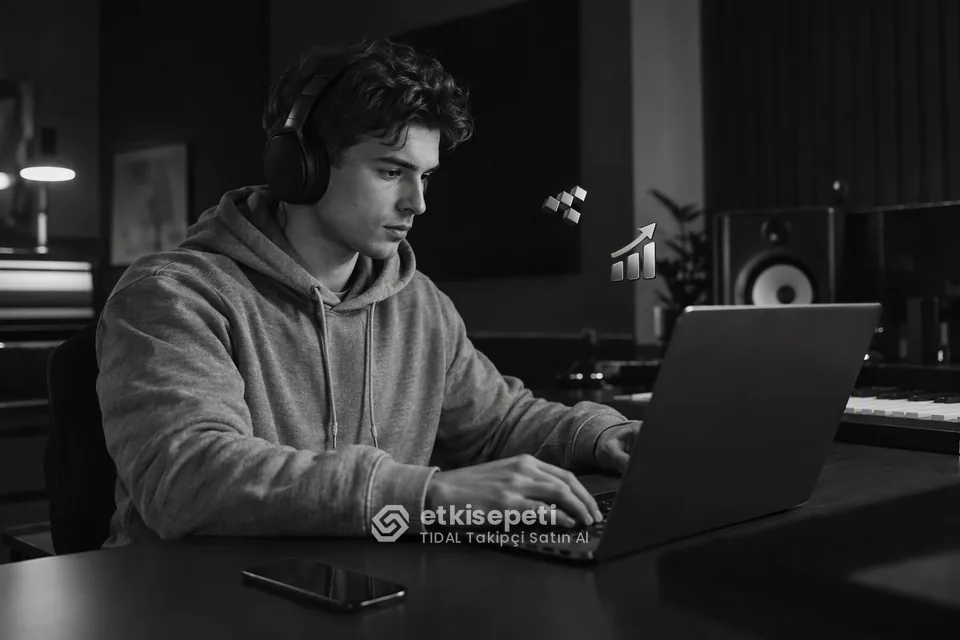 TIDAL Takipçi sayfasında “Sanatçı Sayfası Bağlantısı: Siparişte Hangi Adres Kullanılır?” konusunu anlatan görsel