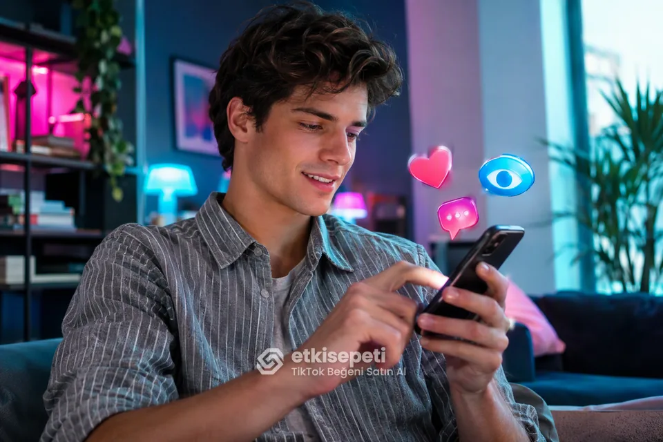 Diğer TikTok hizmetlerine göz atan bir kullanıcı