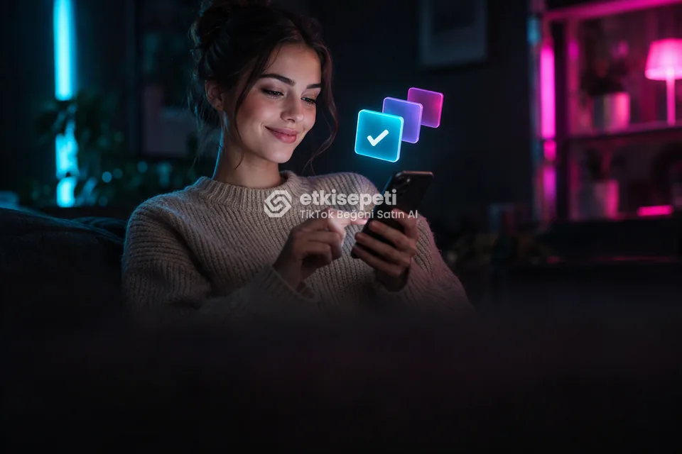 Telefonunda paket ve adet seçen bir kullanıcı