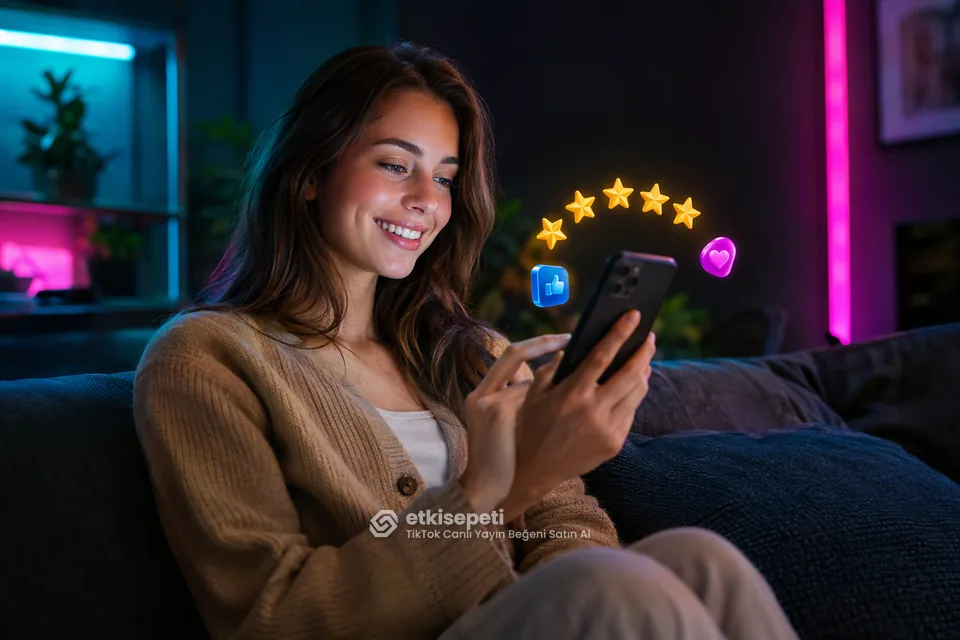 TikTok Canlı Yayın Beğeni hizmetini değerlendiren memnun bir kullanıcı
