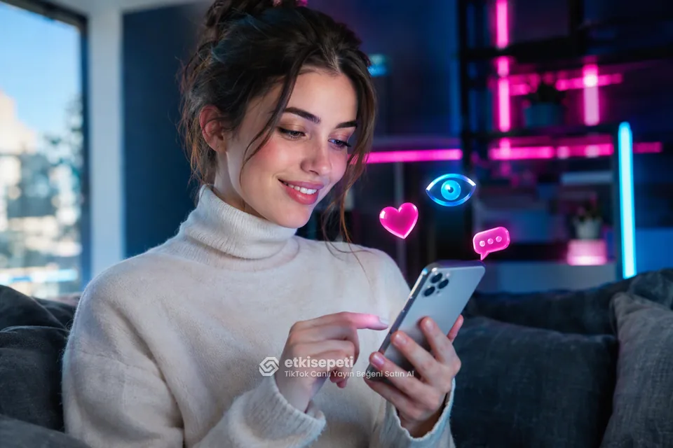 Diğer TikTok hizmetlerine göz atan bir kullanıcı