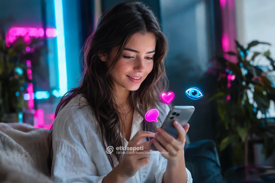Diğer TikTok hizmetlerine göz atan bir kullanıcı