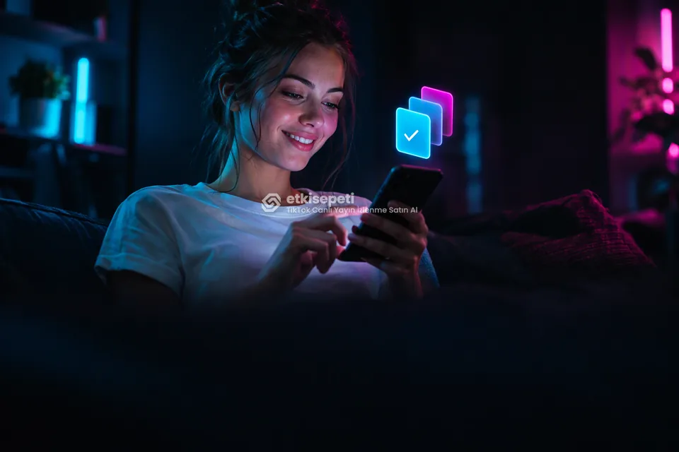 Telefonunda paket ve adet seçen bir kullanıcı