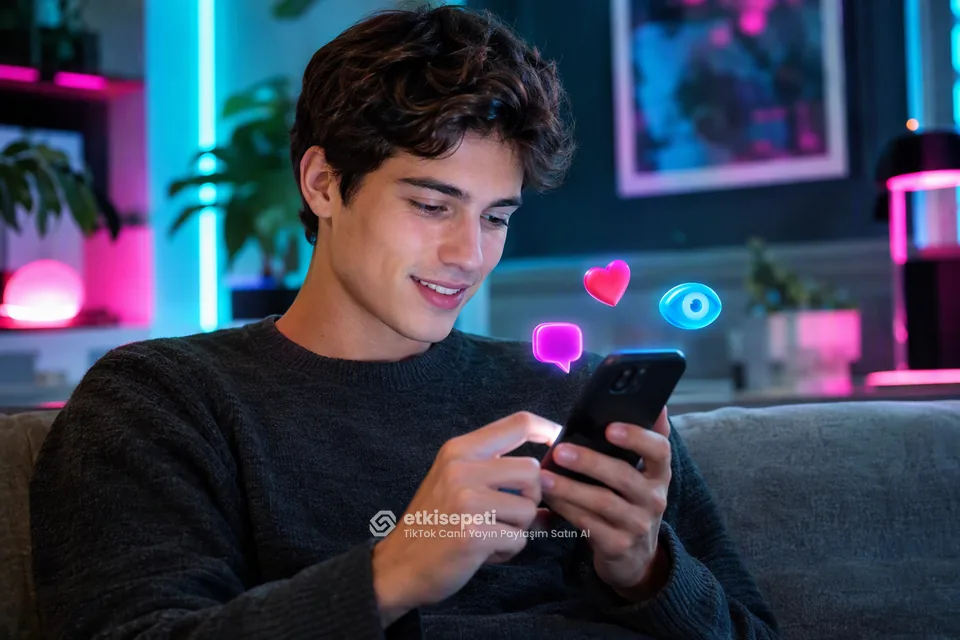 Diğer TikTok hizmetlerine göz atan bir kullanıcı