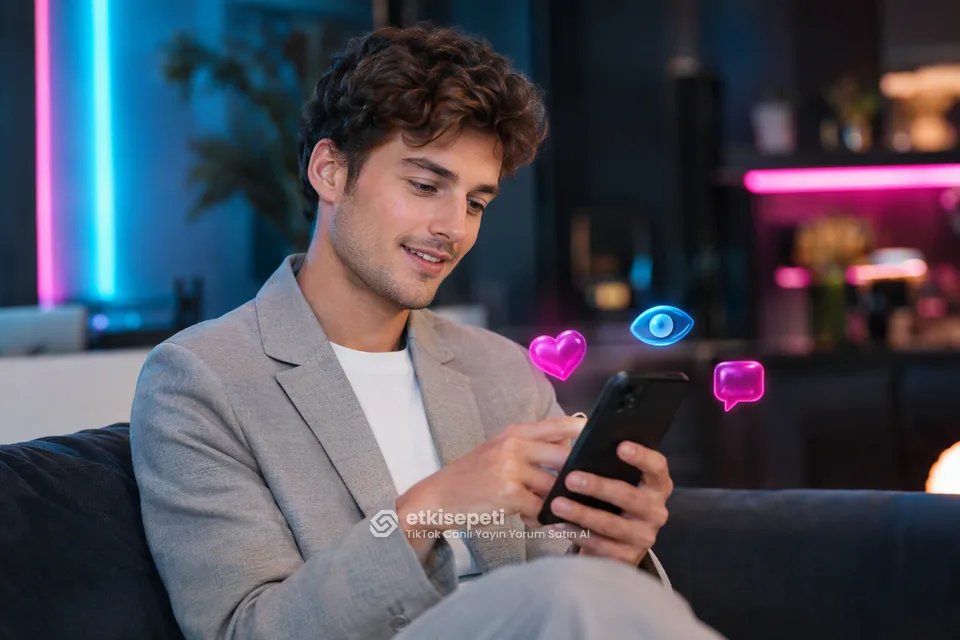 Diğer TikTok hizmetlerine göz atan bir kullanıcı