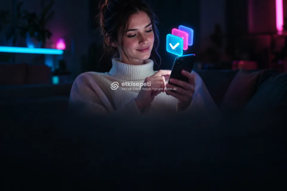 Telefonunda paket ve adet seçen bir kullanıcı