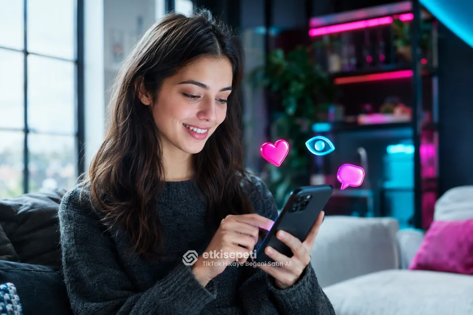 Diğer TikTok hizmetlerine göz atan bir kullanıcı