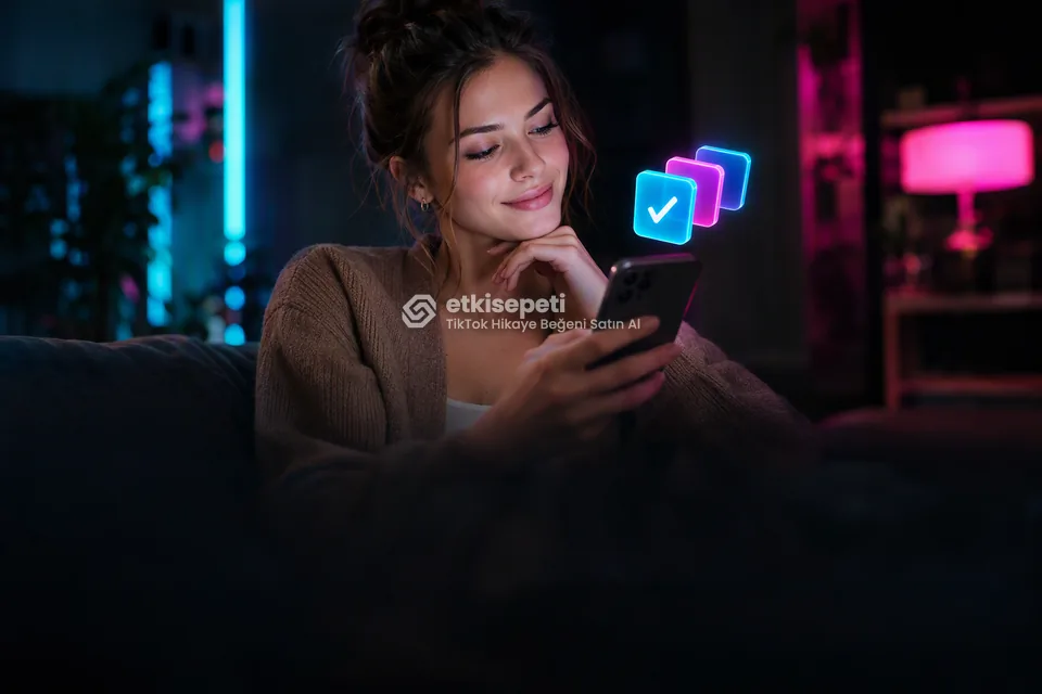 Telefonunda paket ve adet seçen bir kullanıcı