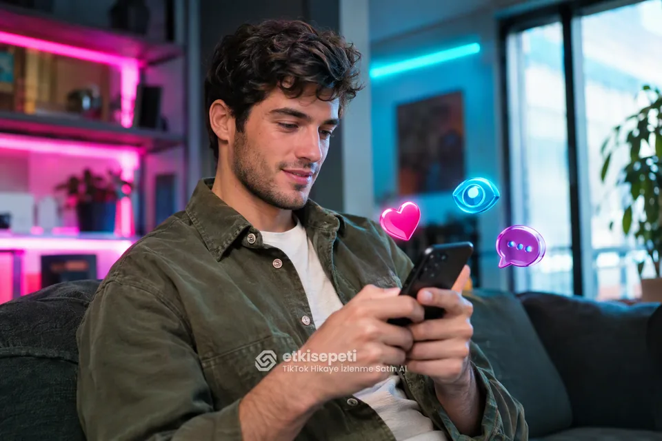 Diğer TikTok hizmetlerine göz atan bir kullanıcı