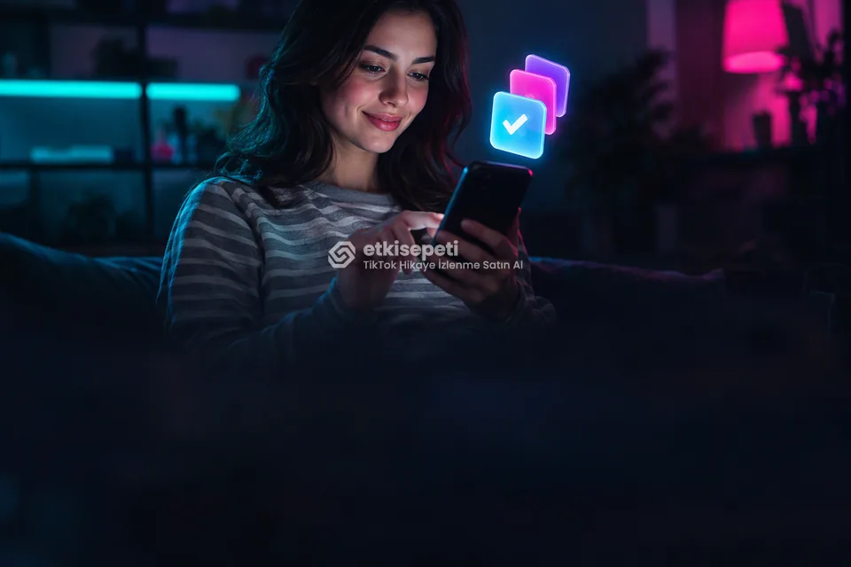 Telefonunda paket ve adet seçen bir kullanıcı