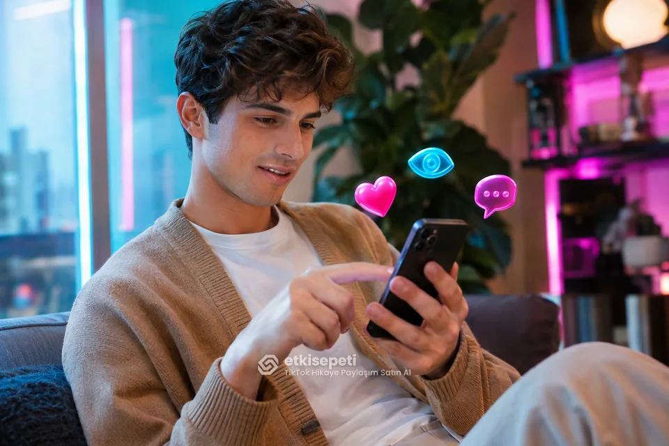 Diğer TikTok hizmetlerine göz atan bir kullanıcı