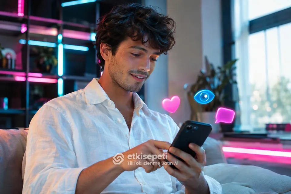 Diğer TikTok hizmetlerine göz atan bir kullanıcı