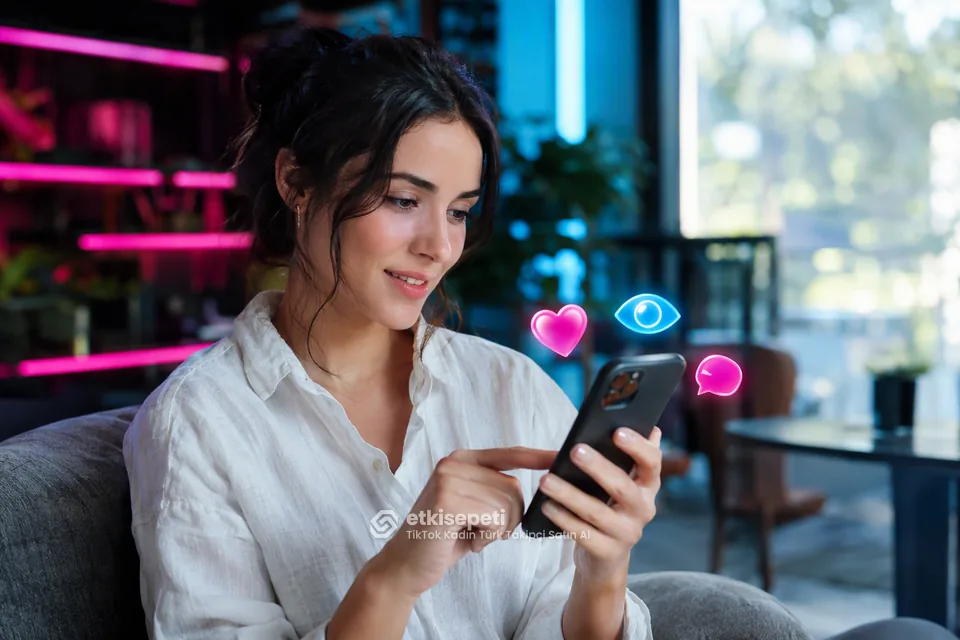 Diğer TikTok hizmetlerine göz atan bir kullanıcı