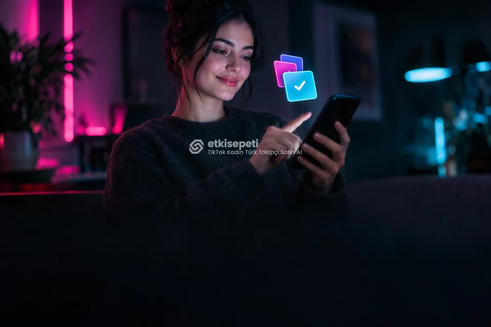 Telefonunda paket ve adet seçen bir kullanıcı
