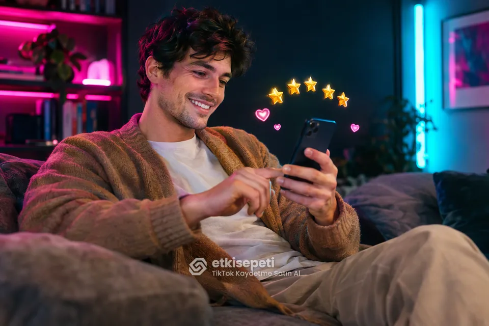 TikTok Kaydetme hizmetini değerlendiren memnun bir kullanıcı