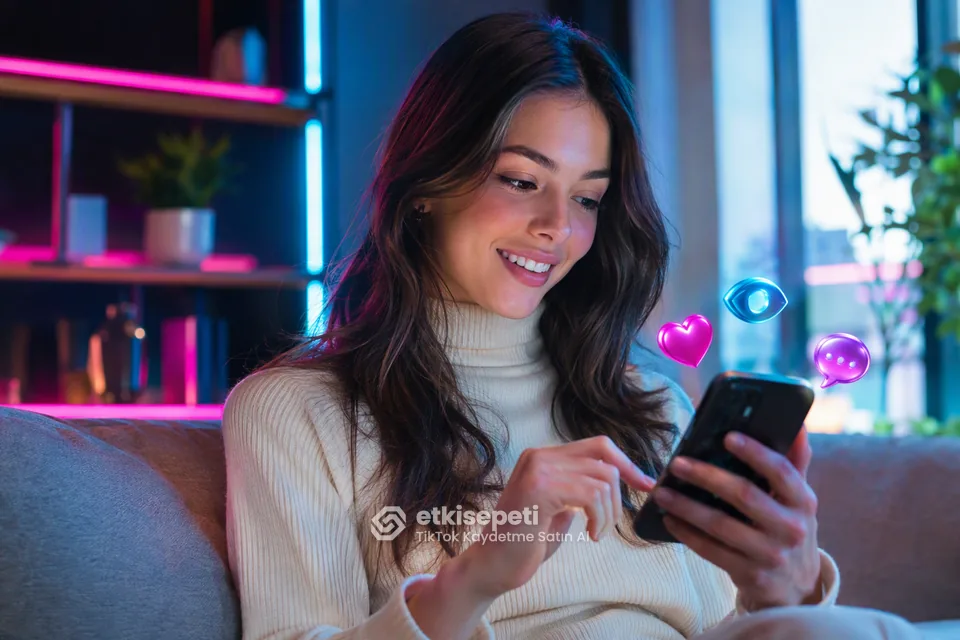 Diğer TikTok hizmetlerine göz atan bir kullanıcı
