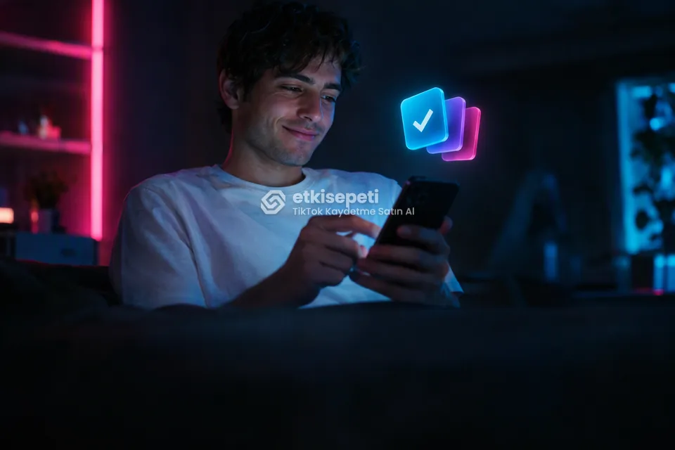 Telefonunda paket ve adet seçen bir kullanıcı