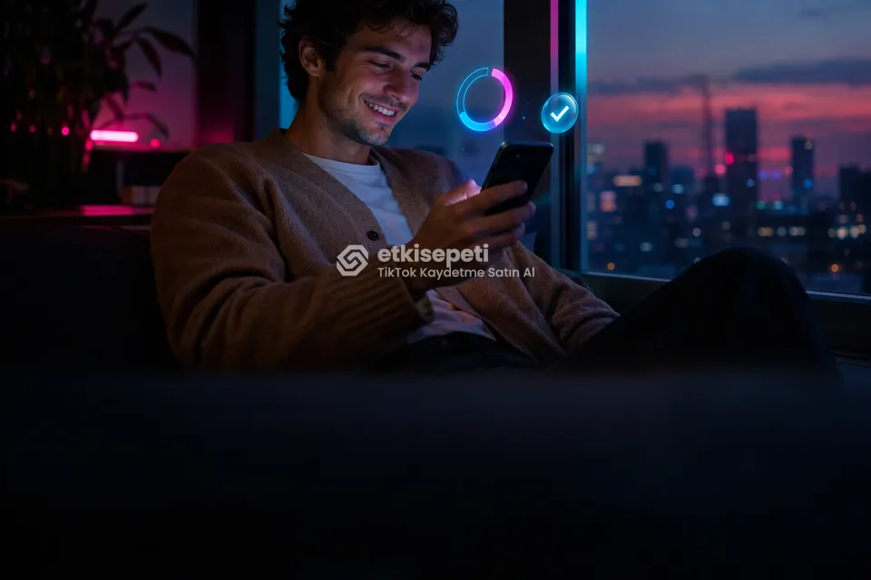 Siparişinin ilerleyişini takip eden bir kullanıcı