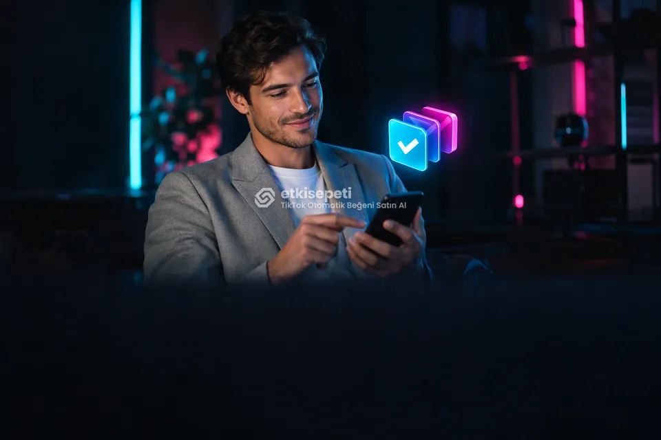 Telefonunda paket ve adet seçen bir kullanıcı