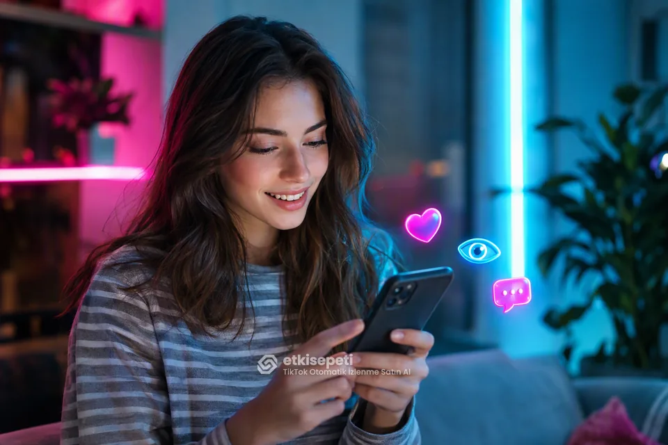 Diğer TikTok hizmetlerine göz atan bir kullanıcı