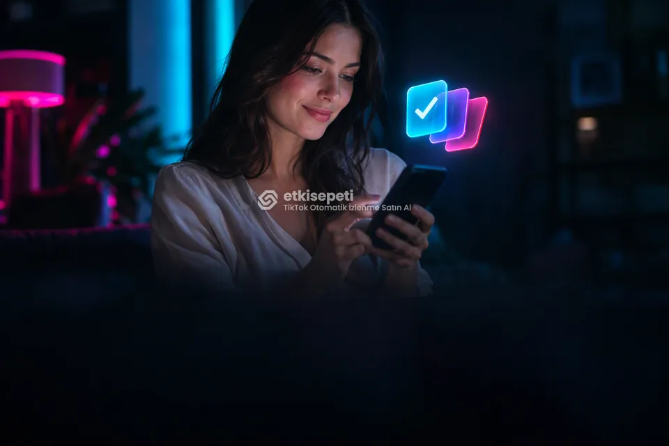 Telefonunda paket ve adet seçen bir kullanıcı