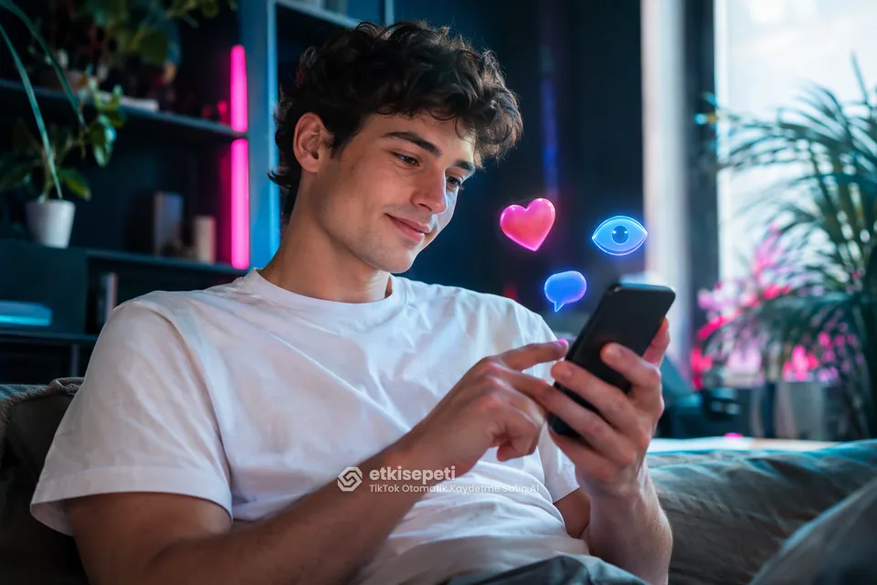 Diğer TikTok hizmetlerine göz atan bir kullanıcı