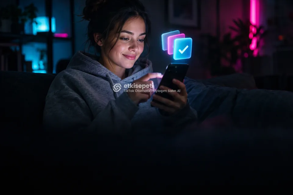 Telefonunda paket ve adet seçen bir kullanıcı