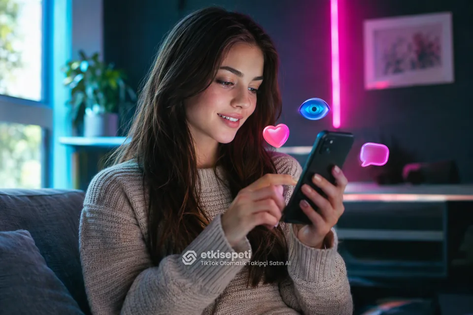 Diğer TikTok hizmetlerine göz atan bir kullanıcı