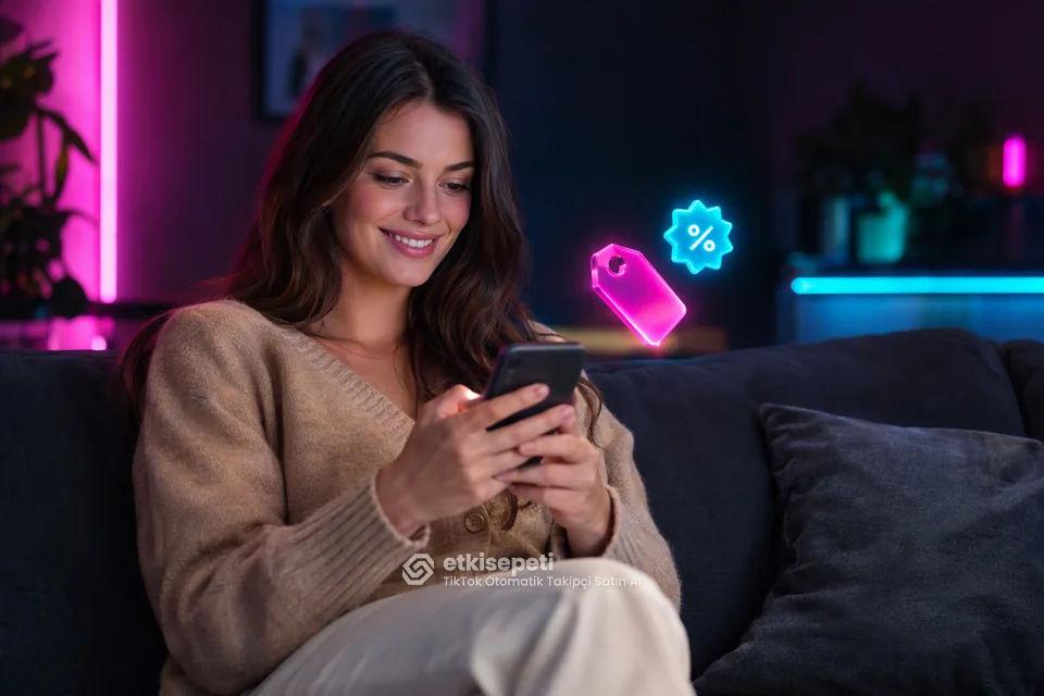 TikTok Otomatik Takipçi paket fiyatlarını inceleyen bir kullanıcı