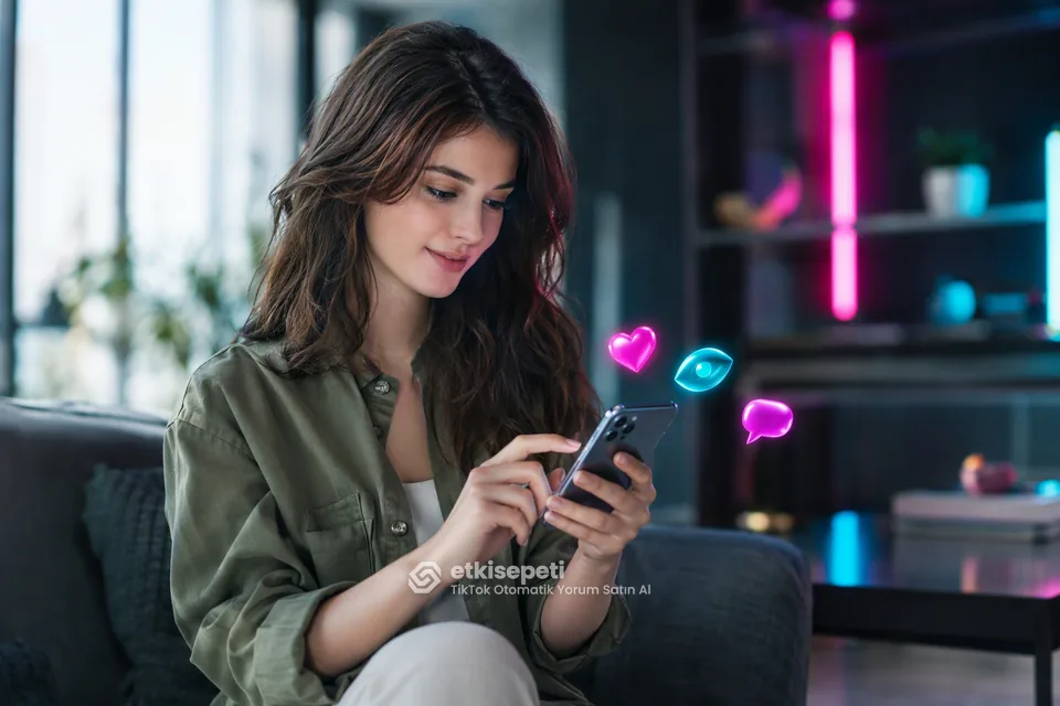 Diğer TikTok hizmetlerine göz atan bir kullanıcı