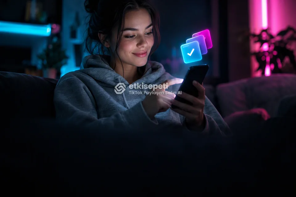 Telefonunda paket ve adet seçen bir kullanıcı