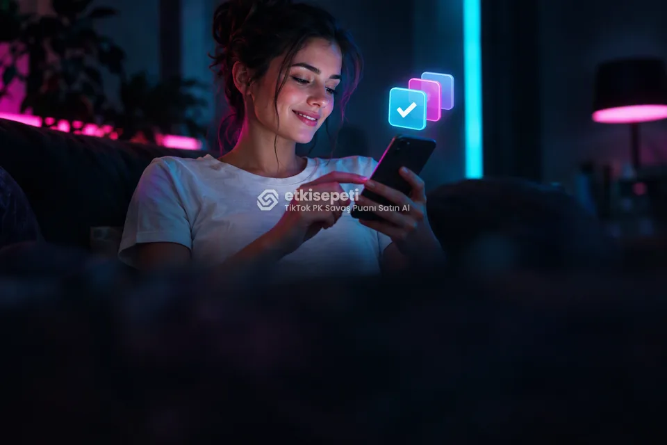 Telefonunda paket ve adet seçen bir kullanıcı