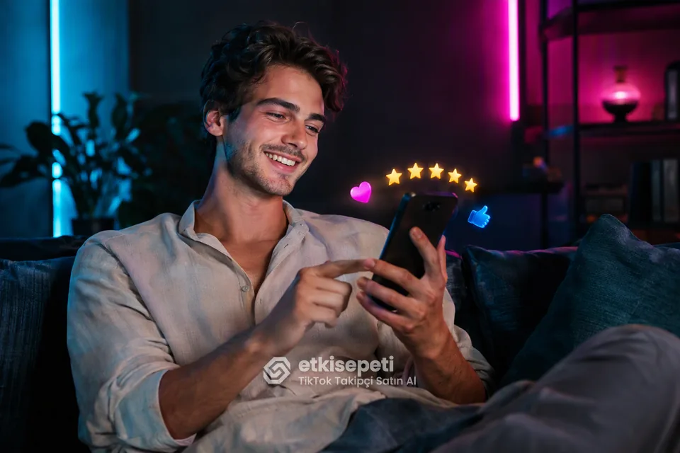 TikTok Takipçi hizmetini değerlendiren memnun bir kullanıcı