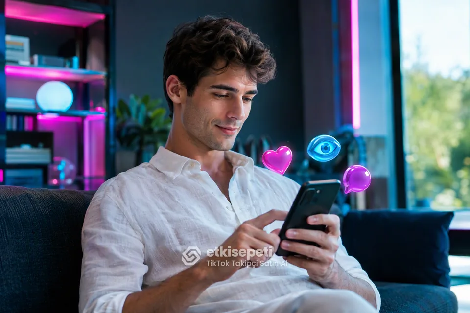 Diğer TikTok hizmetlerine göz atan bir kullanıcı