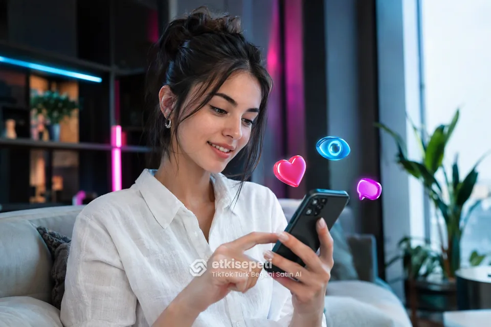 Diğer TikTok hizmetlerine göz atan bir kullanıcı