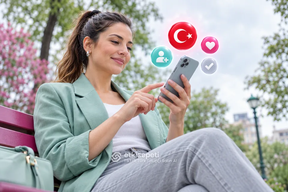 TikTok Türk Takipçi ile diğer seçeneklerin karşılaştırmasını anlatan izometrik sahne