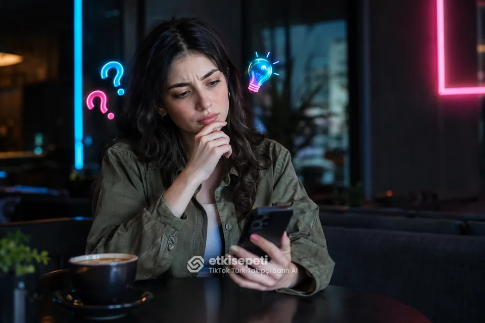 TikTok Türk Takipçi satın almadan önce sorularını düşünen bir kullanıcı