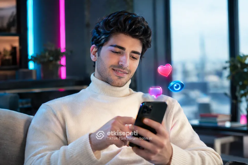Diğer TikTok hizmetlerine göz atan bir kullanıcı