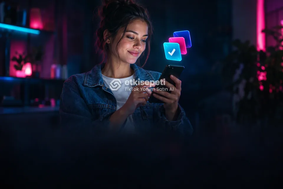 Telefonunda paket ve adet seçen bir kullanıcı