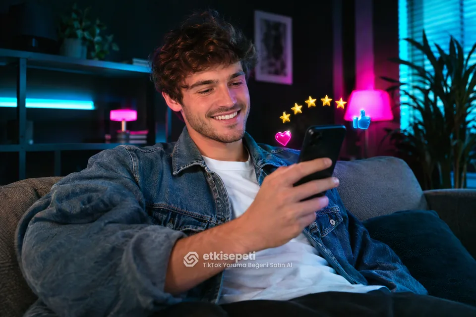 TikTok Yoruma Beğeni hizmetini değerlendiren memnun bir kullanıcı