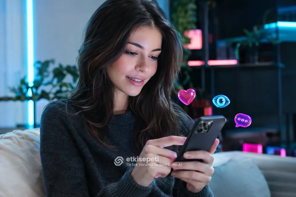 Diğer TikTok hizmetlerine göz atan bir kullanıcı