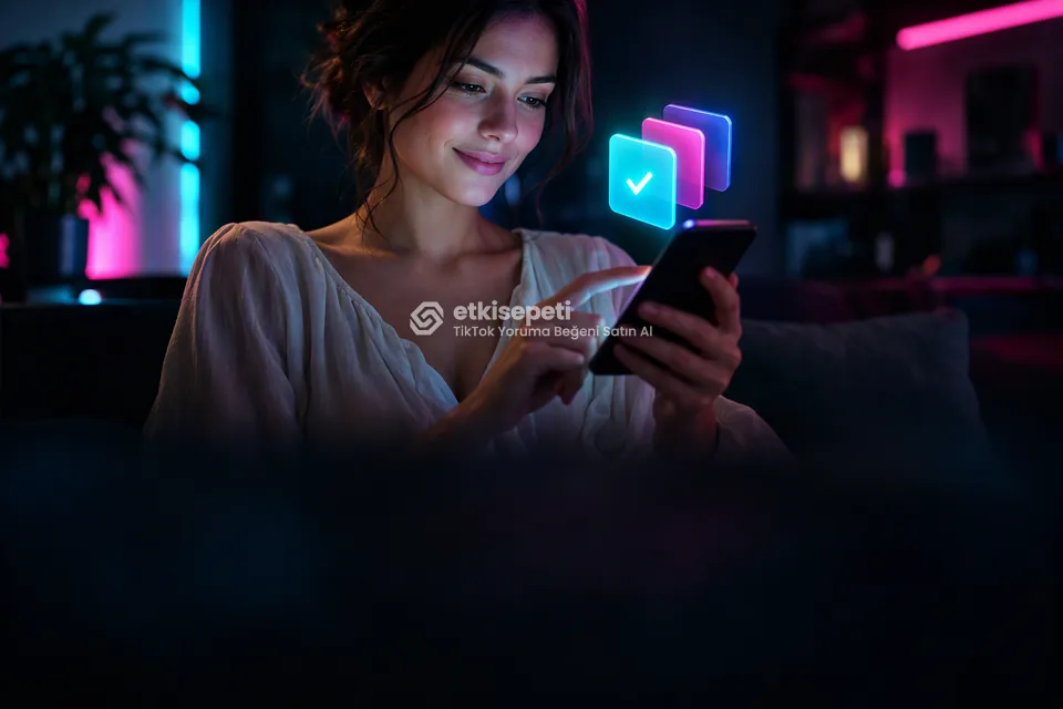Telefonunda paket ve adet seçen bir kullanıcı