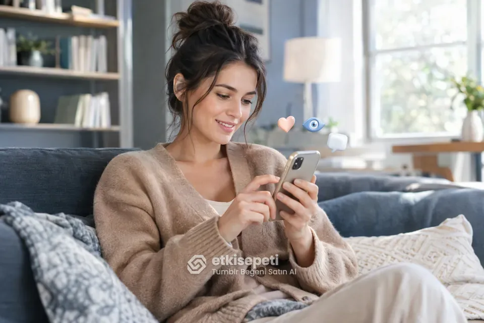 Diğer Tumblr hizmetlerine göz atan bir kullanıcı