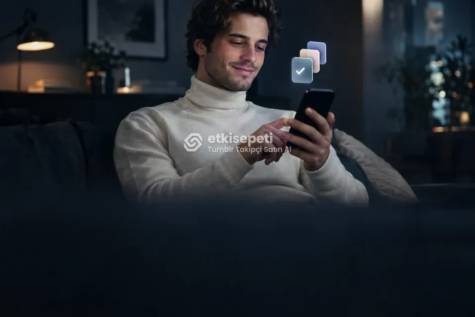 Telefonunda paket ve adet seçen bir kullanıcı